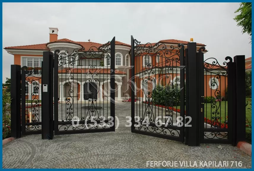 Ferforje Villa Kapıları 716