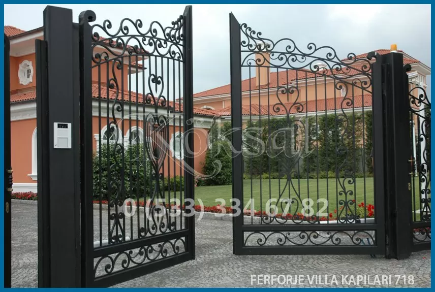 Ferforje Villa Kapıları 718