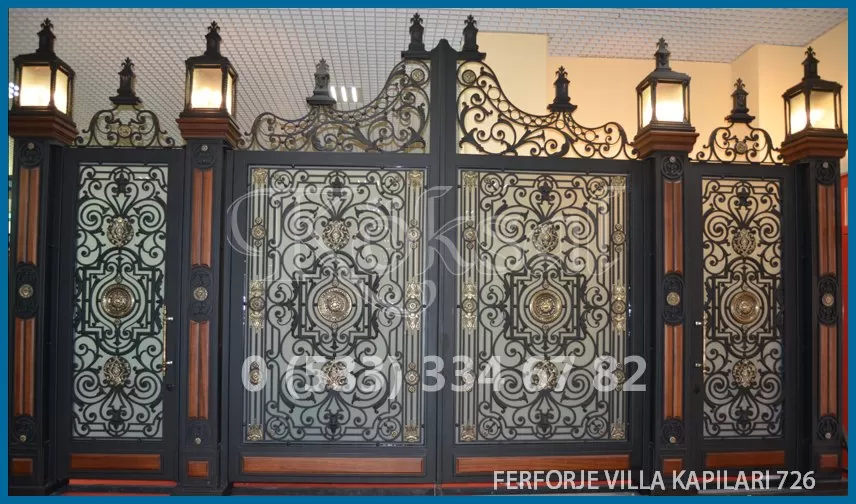 Ferforje Villa Kapıları 726