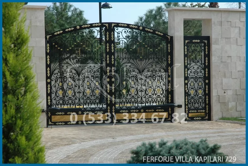 Ferforje Villa Kapıları 729