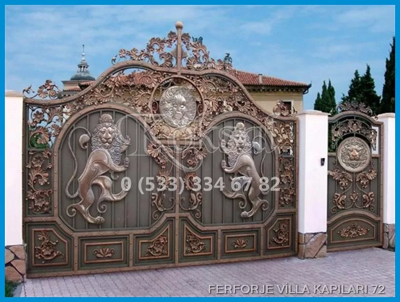 Ferforje Villa Kapıları 72