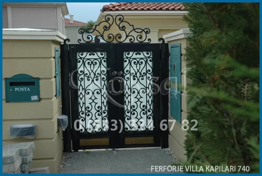 Ferforje Villa Kapıları 740