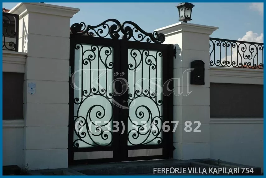 Ferforje Villa Kapıları 754