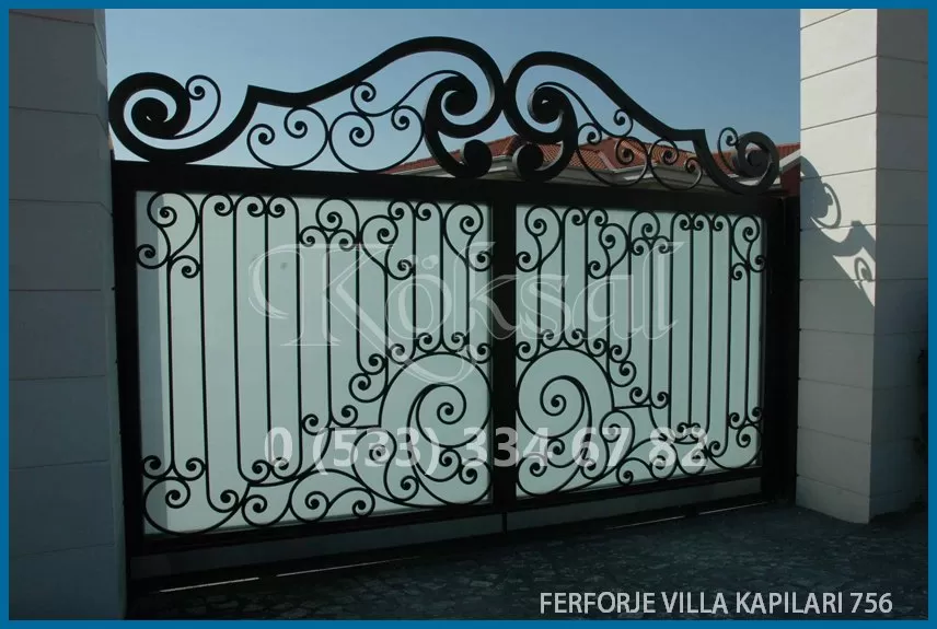 Ferforje Villa Kapıları 756