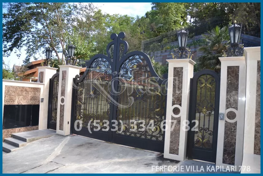 Ferforje Villa Kapıları 778