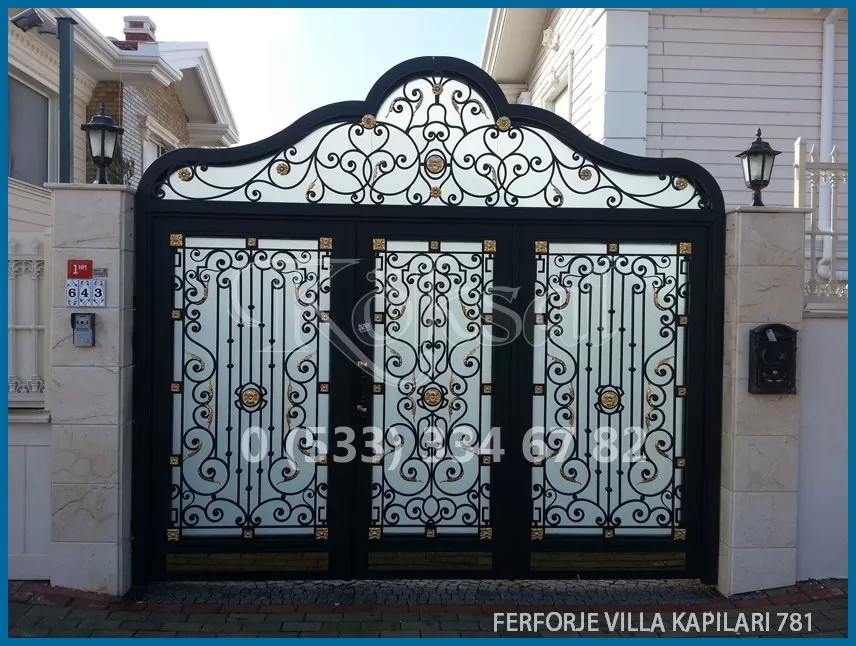 Ferforje Villa Kapıları 781