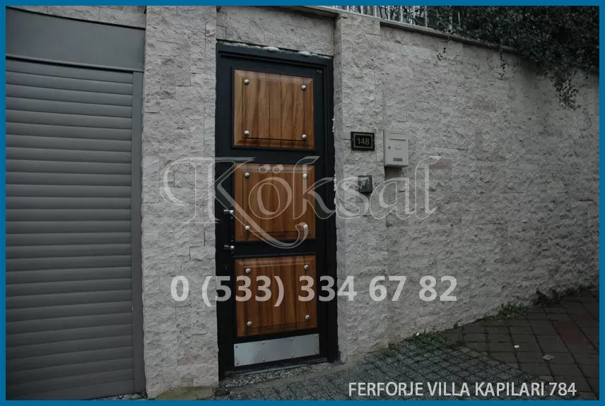 Ferforje Villa Kapıları 784