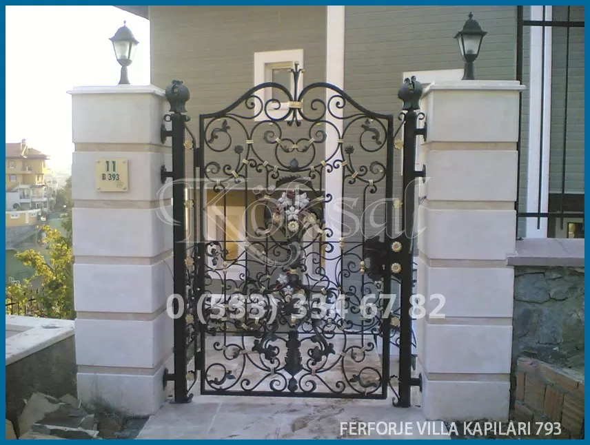 Ferforje Villa Kapıları 793
