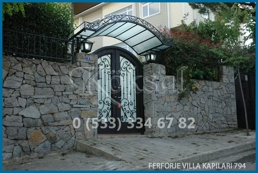 Ferforje Villa Kapıları 794