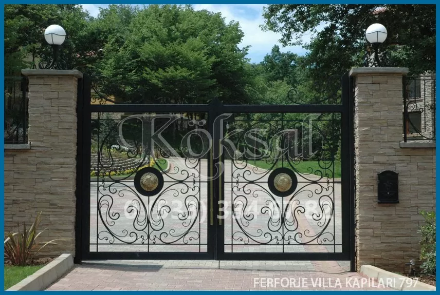 Ferforje Villa Kapıları 797