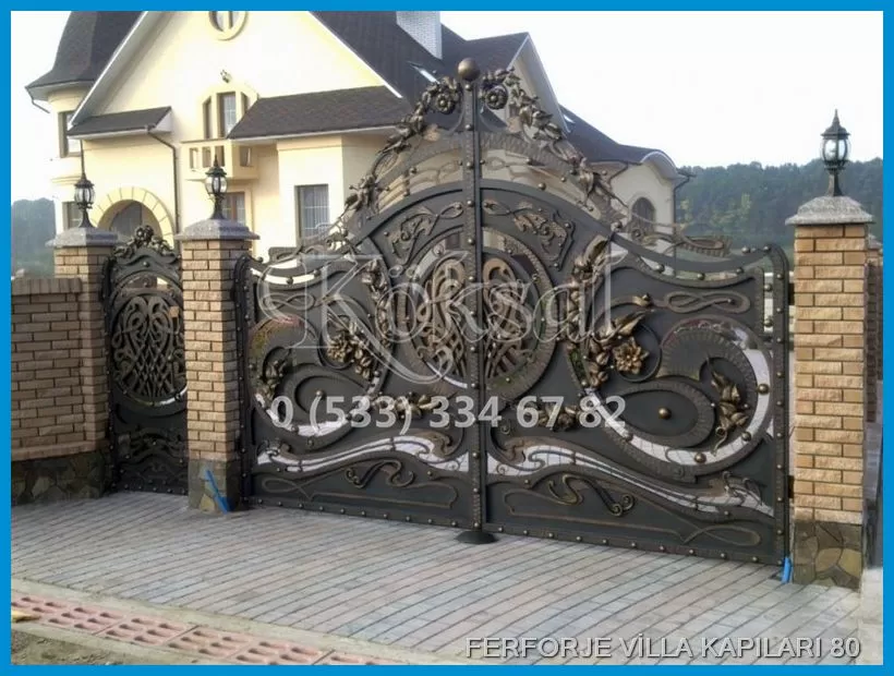 Ferforje Villa Kapıları 80