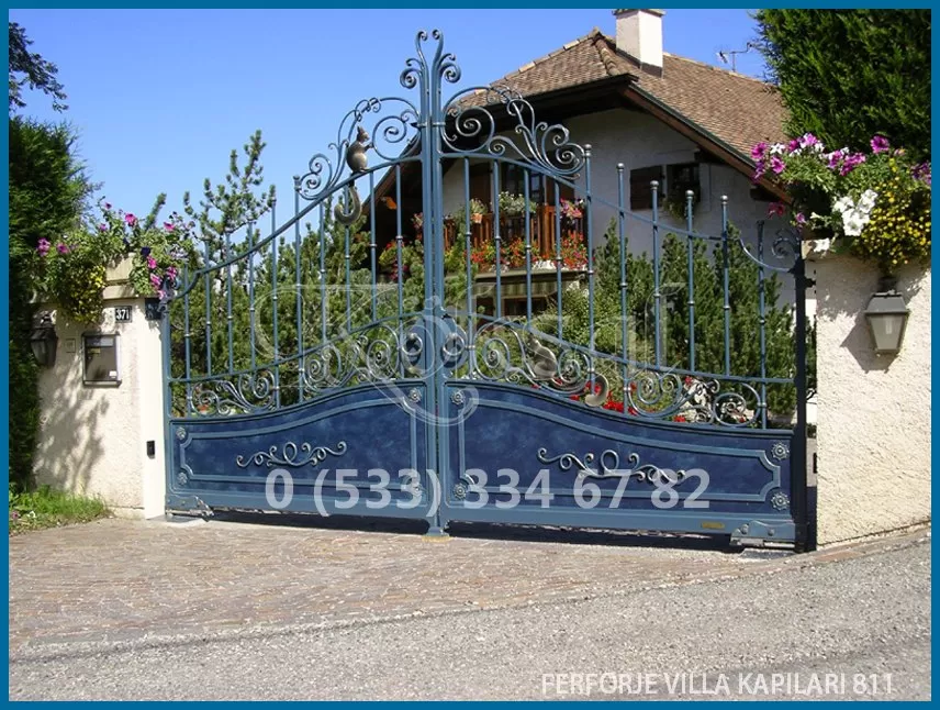 Ferforje Villa Kapıları 811