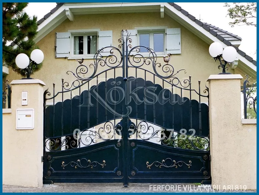 Ferforje Villa Kapıları 819