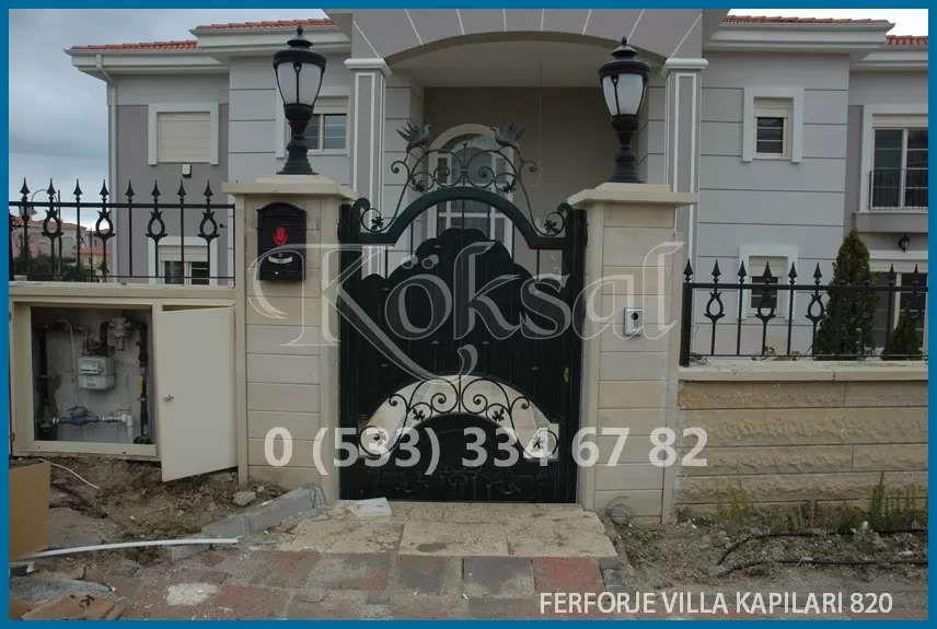 Ferforje Villa Kapıları 820