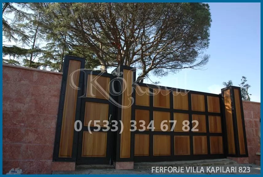 Ferforje Villa Kapıları 823