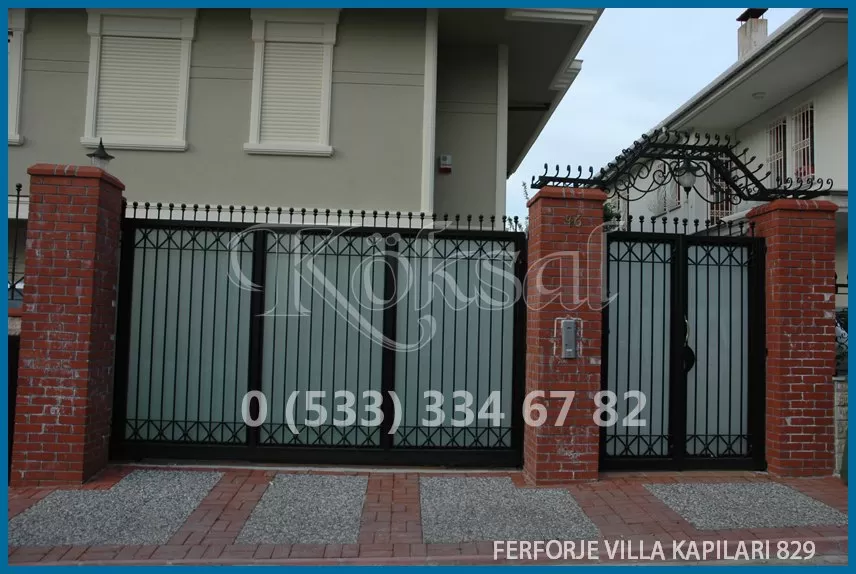 Ferforje Villa Kapıları 829
