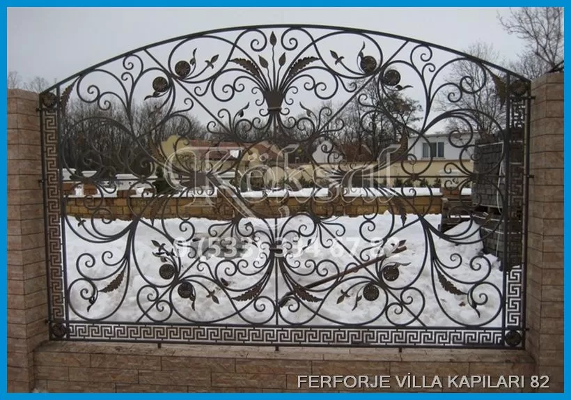 Ferforje Villa Kapıları 82