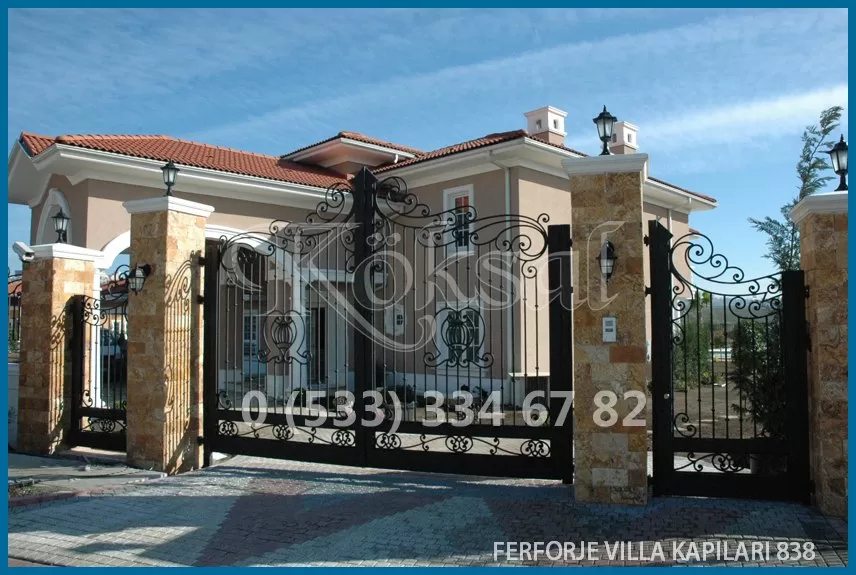 Ferforje Villa Kapıları 838