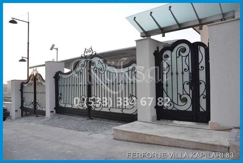 Ferforje Villa Kapıları 83