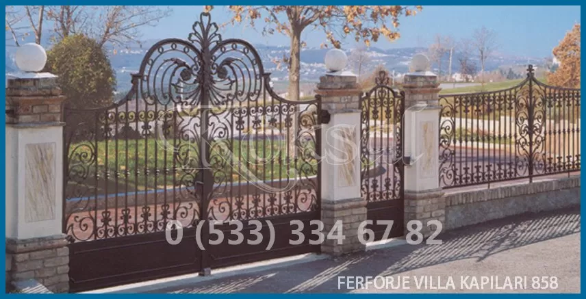Ferforje Villa Kapıları 858