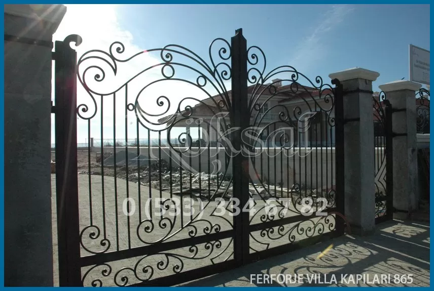 Ferforje Villa Kapıları 865
