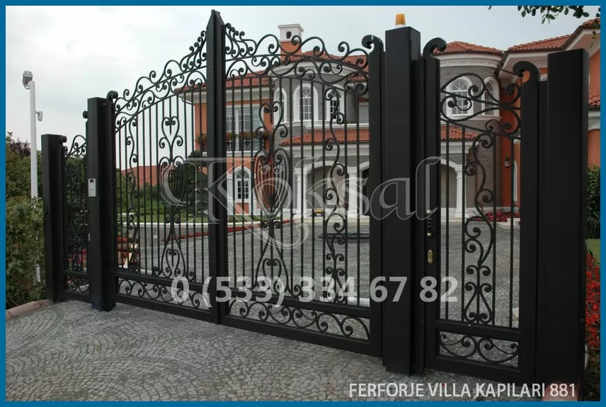 Ferforje Villa Kapıları 881