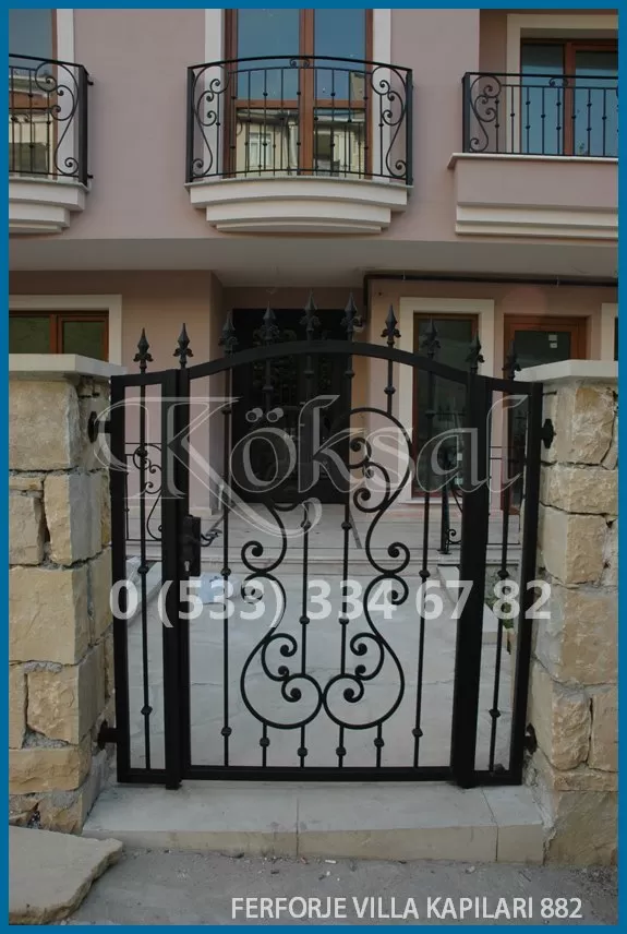 Ferforje Villa Kapıları 882