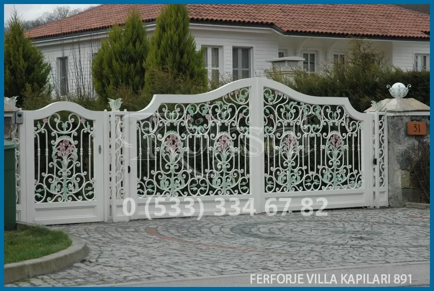 Ferforje Villa Kapıları 891
