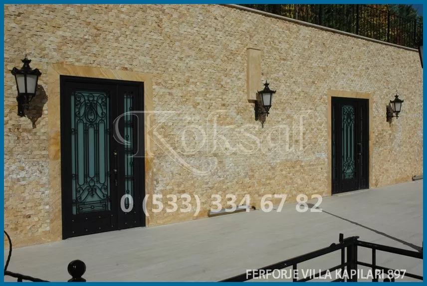 Ferforje Villa Kapıları 897