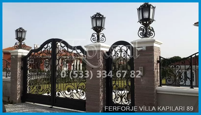 Ferforje Villa Kapıları 89