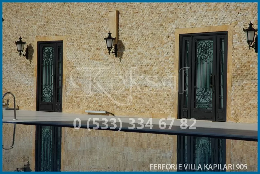 Ferforje Villa Kapıları 905