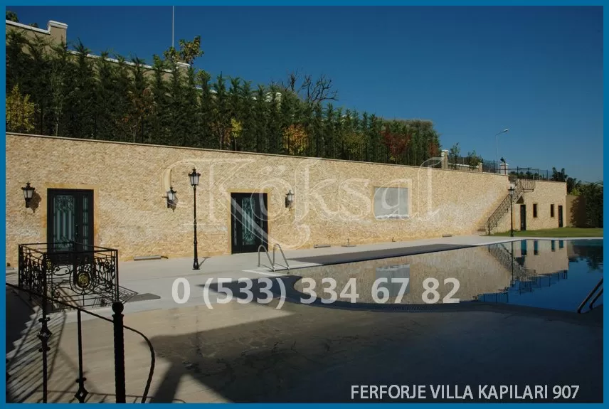 Ferforje Villa Kapıları 907