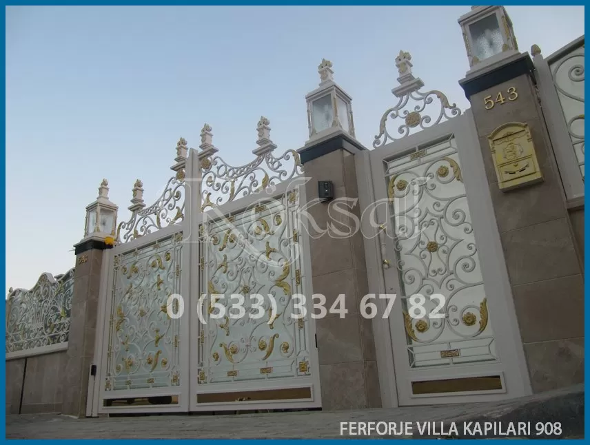 Ferforje Villa Kapıları 908