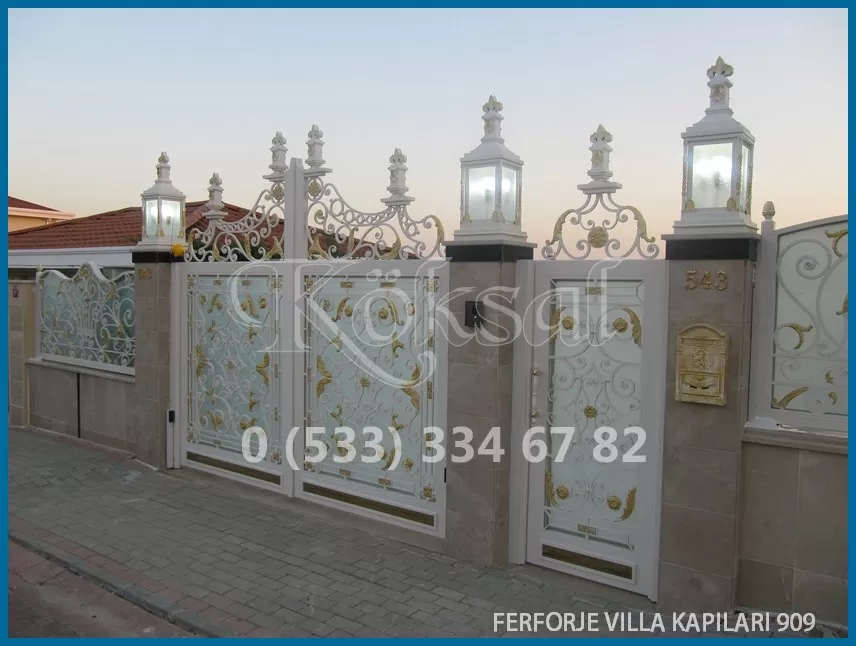 Ferforje Villa Kapıları 909