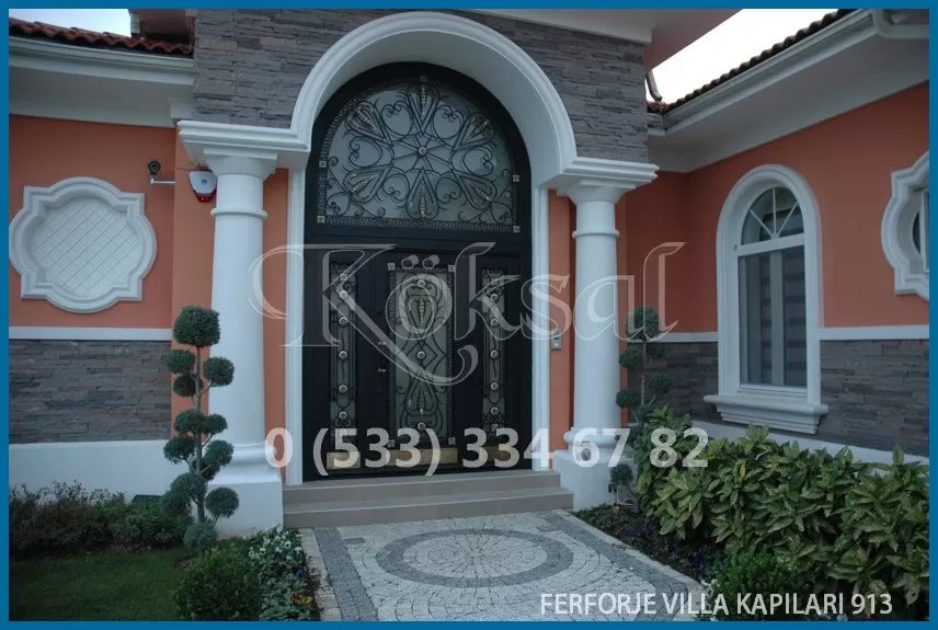 Ferforje Villa Kapıları 913