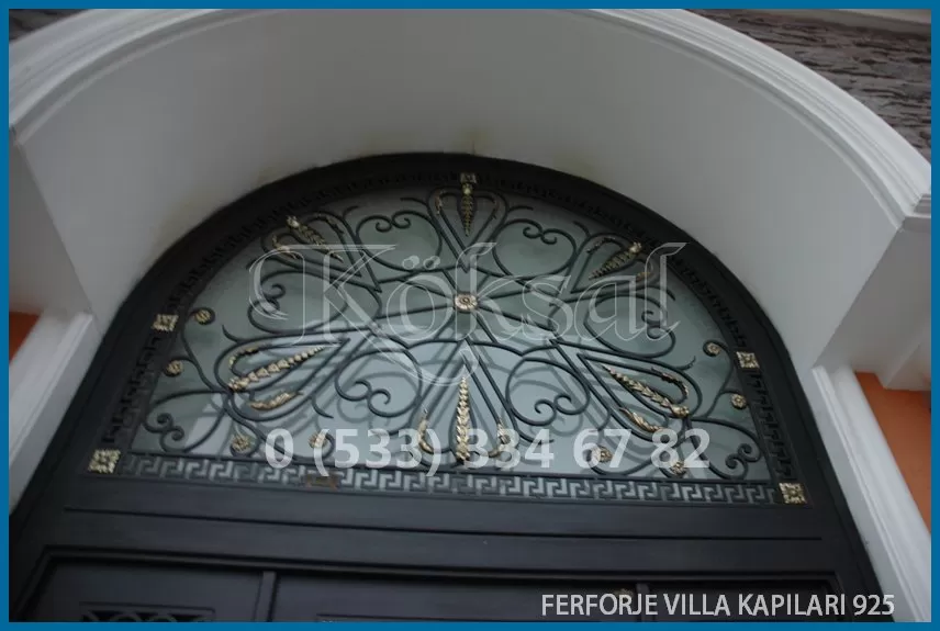 Ferforje Villa Kapıları 925