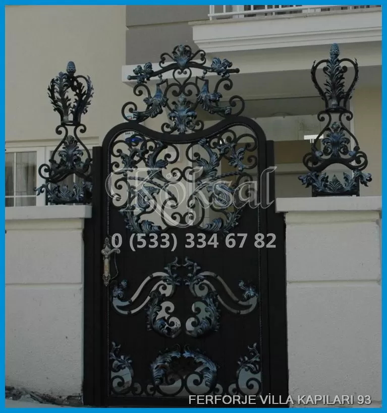 Ferforje Villa Kapıları 93