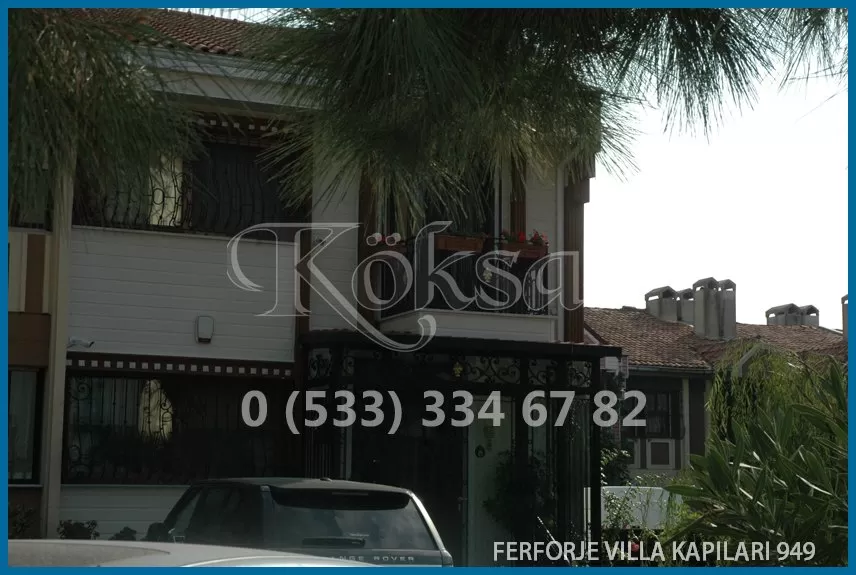 Ferforje Villa Kapıları 949