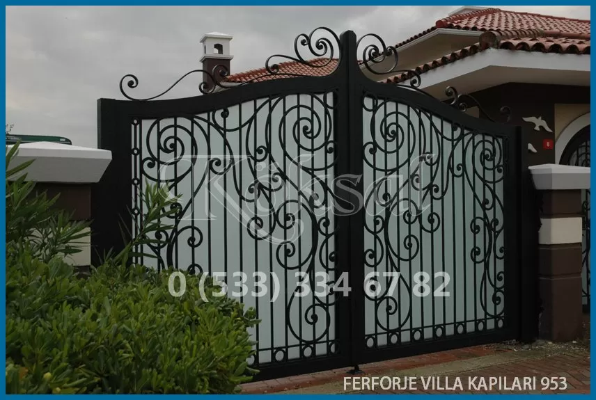 Ferforje Villa Kapıları 953