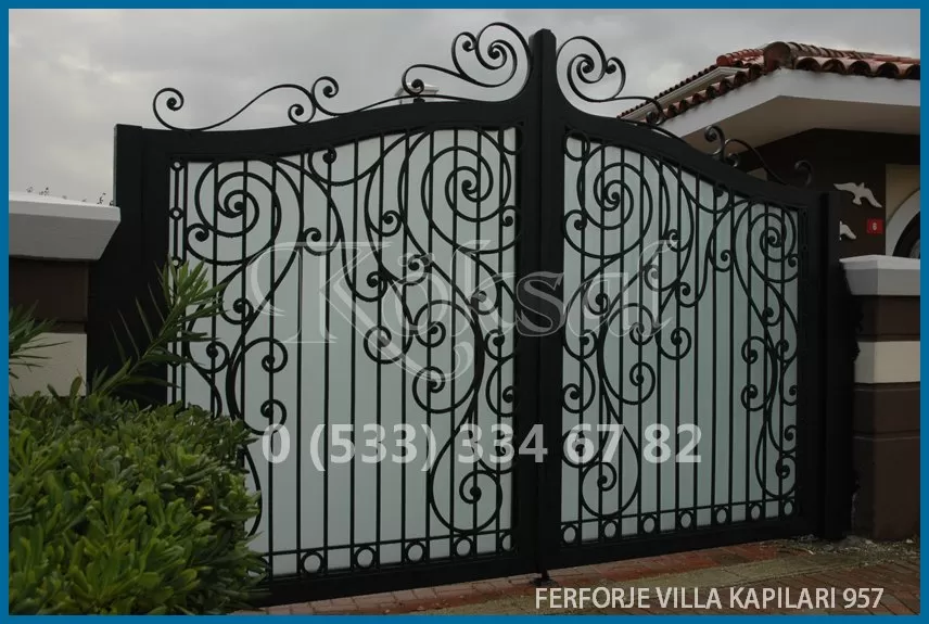 Ferforje Villa Kapıları 957