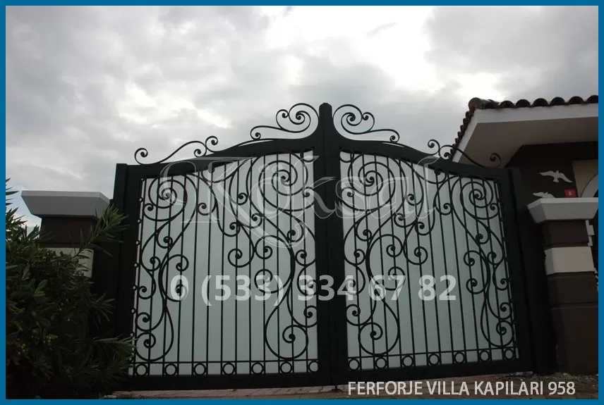 Ferforje Villa Kapıları 958