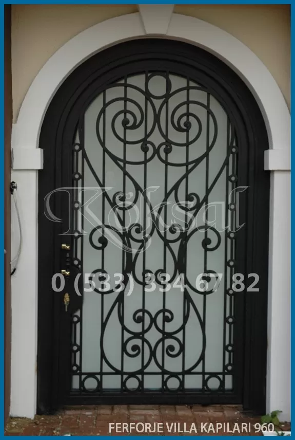 Ferforje Villa Kapıları 960