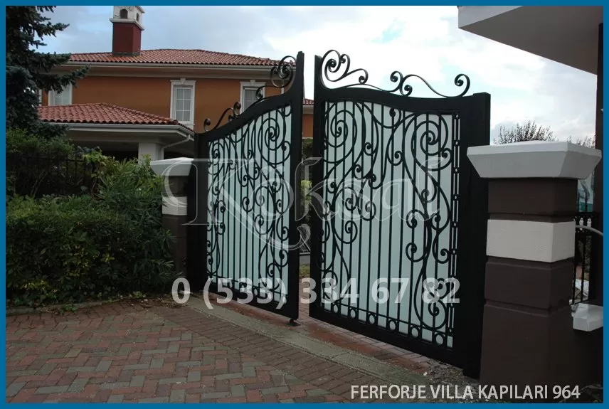 Ferforje Villa Kapıları 964
