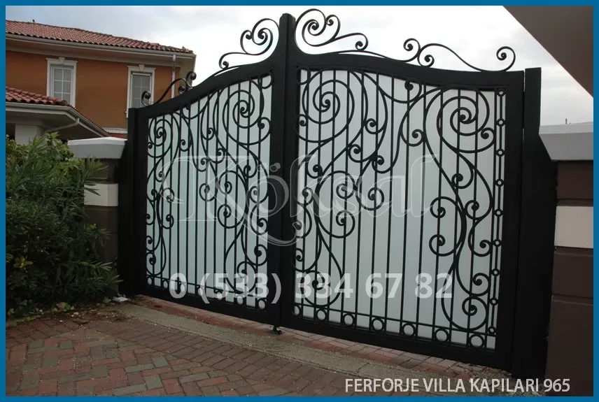 Ferforje Villa Kapıları 965