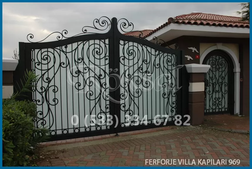 Ferforje Villa Kapıları 969