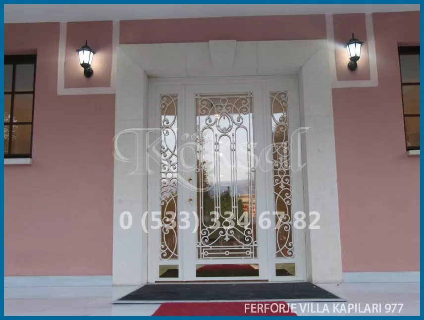 Ferforje Villa Kapıları 977