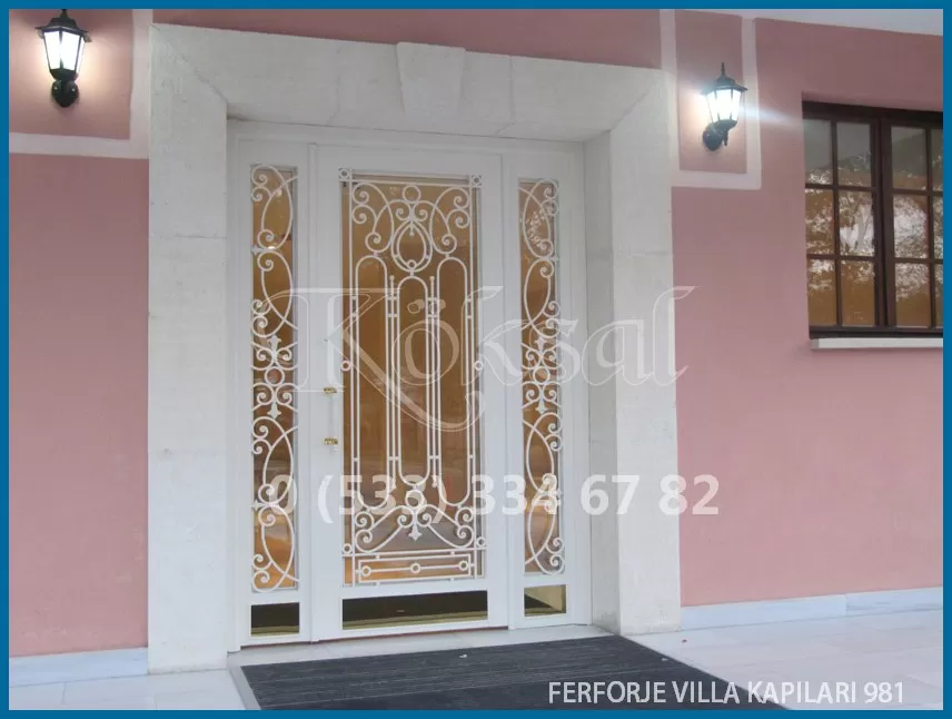 Ferforje Villa Kapıları 981
