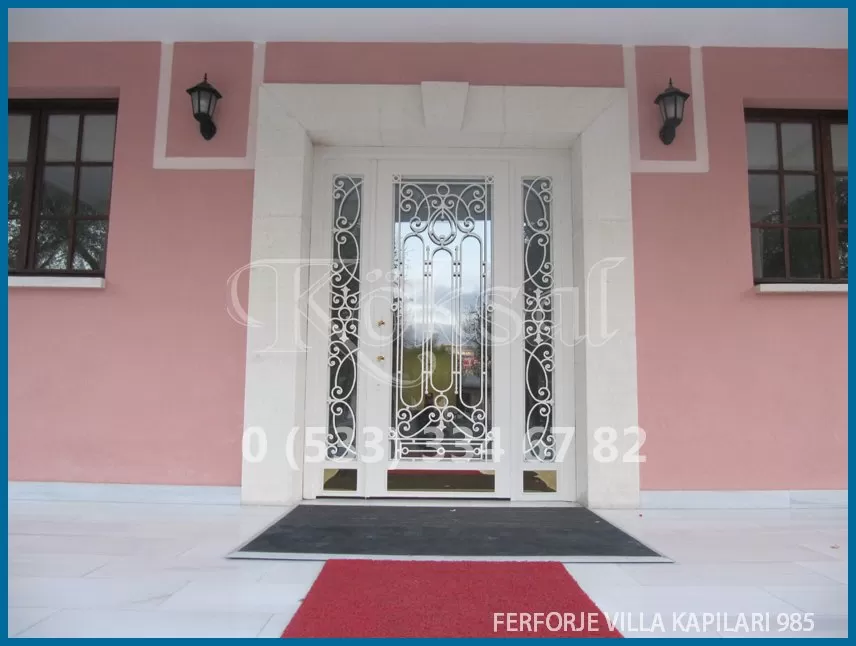 Ferforje Villa Kapıları 985