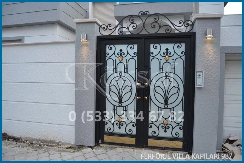 Ferforje Villa Kapıları 987