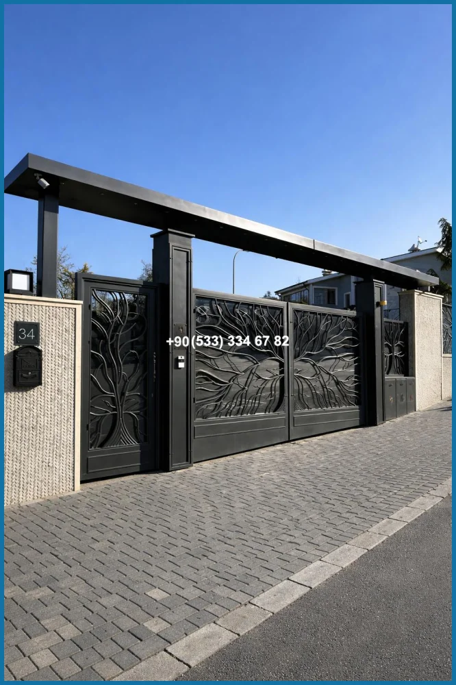 GARAJ KAPILARI-FERFORJE GARAJ KAPISI-VİLLA GARAJ KAPILARI ure19785